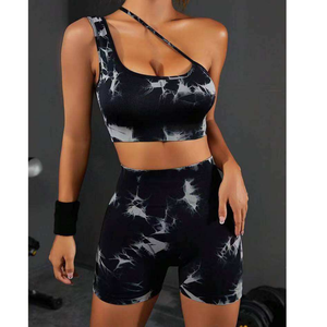 Sujetador Deportivo de Yoga sin Costuras Tie Dye Peach Hip, de Alta Sujeción, Cómodo, Elástico, Transpirable y Suave para Mujer - Product Image 6