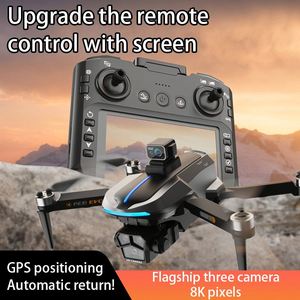 Drones AE8 EVO Originales de China con Cámara 4K y GPS, Plegables, con Espectáculo de Luces, Quadcopter de Larga Distancia, Motor sin Escobillas, UAV - Product Image 5