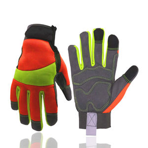 Guantes Mecánicos de Calidad Profesional para Técnicos, Reparaciones, Uso en Exteriores, Guantes de Seguridad de Cuero de Alta Durabilidad - Product Image 1