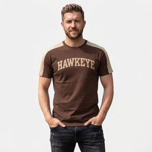 Camiseta Casual de Manga Corta para Hombre Hawk Eye Sports, Corte Regular, Poliéster/Algodón, Alta Calidad, 220g, Impresión Frontal - Product Image 1