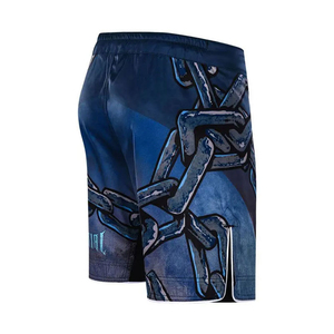 Shorts d'entraînement de boxe Muay Thai pour hommes et femmes, logo Fight Kickboxing MMA, Spandex/Polyester, respirant, séchage rapide - Product Image 3