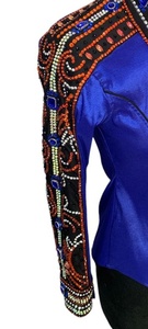 Chaqueta de Montar Misha International Western, Elástica, de Poliéster, con Detalles Brillantes, para Jinete - Product Image 2