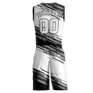 Uniformes de Baloncesto Sublimados Personalizados, Conjunto de Pantalones y Camiseta sin Mangas de Malla, Unisex para Adultos, Absorbe la Humedad, 100% Poliéster, para Todas las Temporadas - Product Image 3