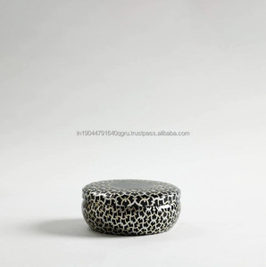 Bougie en étain Offre Spéciale avec couvercle personnalisation disponible au meilleur prix - Product Image 5