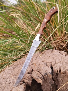 Wholesale Premium Fillet Knife with Pattern Steel Blade & Wooden Handle OEM & Private <b>Label</b> Available <b>kitchen</b> use - Product Image 4