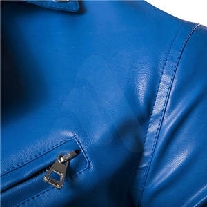 Chaqueta de Cuero para Hombre, Invierno 2026, Directo de Fábrica, Alta Calidad, Transpirable, Ecológica, Logotipo Frontal Personalizable, Talla Ajustable - Product Image 4