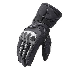 Hot Sale Leather Motorcycle Biker Gloves Customized Design Breathable Anti Slip Waterproof Touchscreen Compatible Racing Gloves - Product Image 5