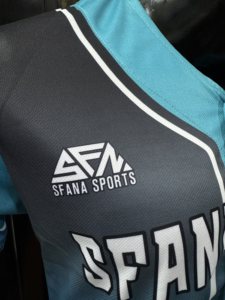 Nouveau design de maillot de baseball, impression numérique, blanc, court, respirant, 100% polyester, nom d'équipe personnalisé - Product Image 4