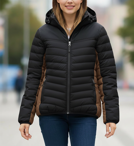 2026 Women's Winter Warm Reversible Glossy Waterproof <b>Down</b> Jacket with Stand Collar - Product Image 5