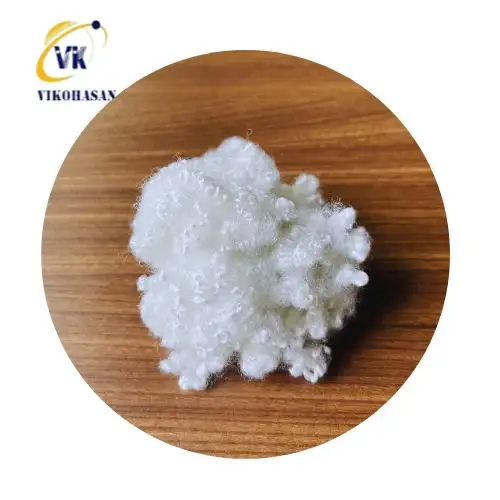 Haute qualité de l'usine du Vietnam Fibre discontinue de polyester Recyclé Creux Conjugué Blanc pour le remplissage des meubles de coussin
