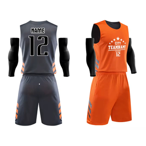 Conjunto de Uniforme de Baloncesto Dream, Camiseta y Pantalones Cortos Sublimados Rojo y Azul, Secado Rápido, Unisex, para Adultos, Todas las Temporadas, Ropa Deportiva - Product Image 2