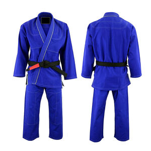 Tenues de judo personnalisées pour hommes, couleur au choix, logo frontal personnalisé, 100 % coton 280 g, séchage rapide, respirantes – Meilleures ventes - Product Image 1