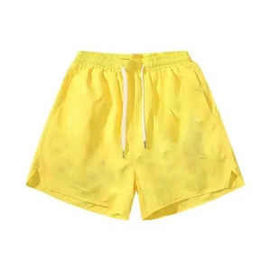 Vêtements pour hommes > Vêtements décontractés pour hommes > Short tricoté imprimé respirant à cordon de serrage, taille mi-haute, longueur genou, 220 g/m² - Product Image 2