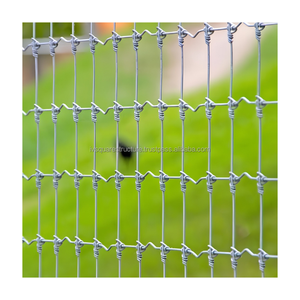 Malla de Alambre Galvanizado por Inmersión en Caliente de Alta Resistencia para Cercas de Pastizales, para Ganado, Ciervos y Campos Agrícolas - Product Image 1