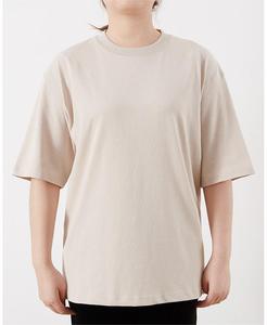 เสื้อยืดผู้ชายทรงโอเวอร์ไซส์ สีขาว ผ้าฝ้าย แขนสั้น คอกลม ดีไซน์เรียบง่าย ผ้าถักเนื้อแคนวาส สีพื้น ทรงปกติ ยี่ห้อ ROLEIN - Product Image 3