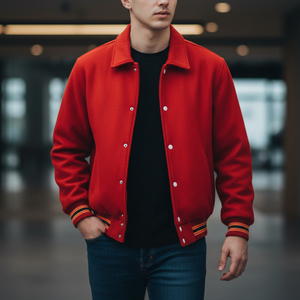 High Quality Varsity Jacket Custom School Team Letterman Jacket for Men <b>Women</b> Durable OEM Supply - Product Image 5