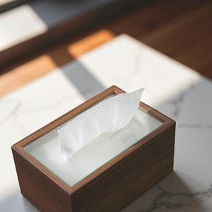 Elegante Caja de Madera para Servilletas y Pañuelos, Diseño Clásico y Duradero, Hecho a Mano, Ecológico, para Hogar, Oficina y Hoteles de Lujo - Product Image 5