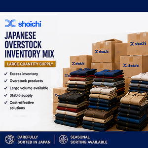 เสื้อผ้าสตรีญี่ปุ่นเกินสต็อก 9 แบบ วัสดุผสม ขายส่ง 500 กก. - Product Image 1