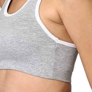 Sujetador deportivo de yoga y gimnasio para mujer, de alta sujeción, ligero, reversible, transpirable, con almohadillas extraíbles y logo frontal, al por mayor - Product Image 3