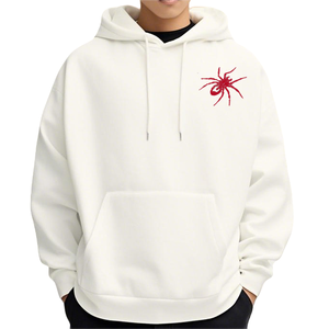 Factory Custom Lined Hoodie <b>Pullover</b> <b>Men</b> Hot Sale 100% Cotton Solid Color Digital Printing Beach Surf Design Autumn Logo - Product Image 2