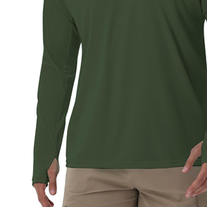 เสื้อฮู้ดดี้ตกปลาพิมพ์ลายกันน้ำสำหรับผู้ชาย พร้อมโลโก้สั่งทำ UPF 50+ วัสดุโพลีเอสเตอร์ขายดีที่สุด - Product Image 4