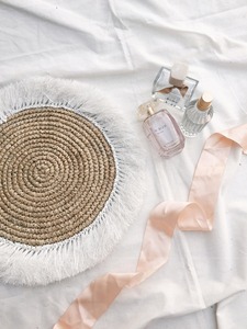 Macrame And Jute Round Placemats Handmade Boho <b>Table</b> <b>Mats</b> for Events Guest Hosting Dining Decor and Gifting Use From India - Product Image 2