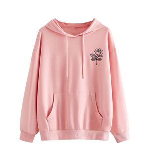 Offre Spéciale Premium pull à capuche vêtements pour femmes 100% coton polaire manches longues impression de Logo personnalisé OEM de haute qualité - Product Image 1