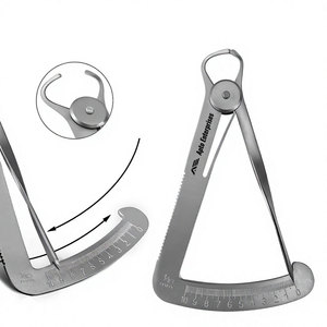 Gauge 4 Inch Blunt <b>Spring</b> Measuring Caliper Precision Jewelry Measuring Tool Laboratory Instrument German Style Stainless Steel - Product Image 1