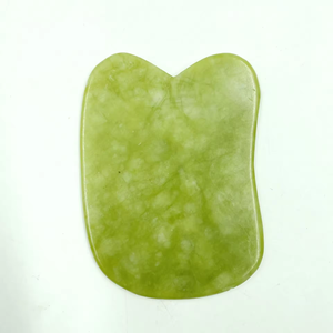 Tabla de Masaje Gua Sha de Piedra Verde Natural, Herramienta de Acupresión Facial y Corporal, Accesorio de Belleza y Bienestar para el Cuidado de la Piel - Product Image 6