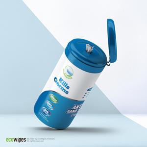 Boîte de lingettes antibactériennes pour l'élimination des virus 99.9% Nettoyage antiseptique puissant et sûr pour la maison et le bureau sans alcool - Product Image 6