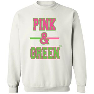 Sweat-shirt à col rond graphique blanc, rose et vert, à manches longues, avec poignets côtelés, décontracté, en polaire pour femme, style streetwear tendance Ev - Product Image 1