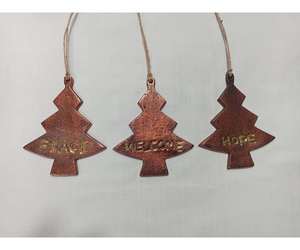 Adornos Navideños de Aluminio Personalizables, Decoraciones para Árboles Impresas a Todo Color de Alta Calidad a Precio Económico - Product Image 1