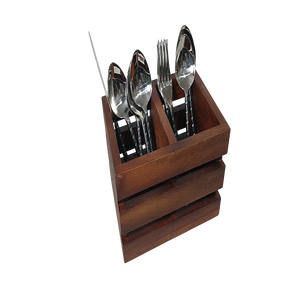 ที่จัดระเบียบไม้เอนกประสงค์ เหมาะสำหรับจัดระเบียบห้องครัวของคุณด้วยช่องใส่ช้อนส้อม หรือจัดโต๊ะทำงานให้เป็นระเบียบด้วยปากกาและอุปกรณ์ต่างๆ - Product Image 4