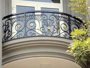 Rampe de balcon moderne de luxe en fer forgé sur mesure, garde-corps décoratif en métal pour villa, terrasse, balcon, escalier - Product Image 4