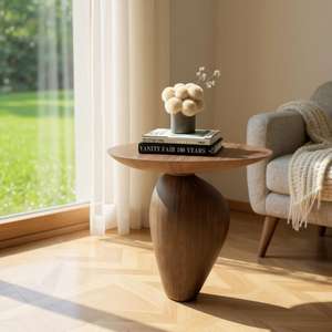Wholesale Modern End <b>Table</b> Living Room Decor Sculptural <b>Table</b> Solid Wooden Material Wood Side <b>Table</b> - Product Image 4