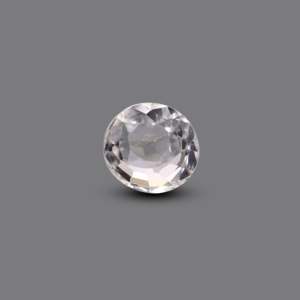 Loose 4.5 Carat White Zircon Gemstone for Fine Jewelry Natural Raw Stone - Product Image 2