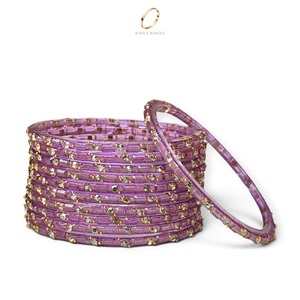 Collection de mariage : Bracelets en verre traditionnels kashmiris motif goutte de pluie – Bijoux kashmiris en gros, bracelets en verre - Product Image 4