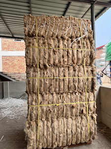 Fil de jute Tossa de haute qualité, 100 % écologique, naturel, en fibres brutes dorées, coupé en BTD, texture durable, nouage sécurisé, flexible - Product Image 3