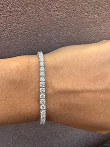 3.50Ct Lab Grown Diamond Tennis <b>Bracelet</b> 925 Sterling Silver Round E-F/VS1 - Product Image 2