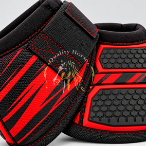 Botas de protección para pezuñas de caballo con diseño ligero, correas resistentes y construcción resistente a la abrasión para entrenamiento de equitación. - Product Image 6