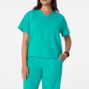 Manufacturer OEM Wholesale Custom Logo Unisex Medical Nursing <b>Scrubs</b> <b>Uniform</b> Set Doctor Nurse Hospital Healthcare <b>Uniform</b> - Product Image 4