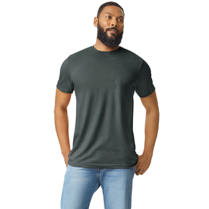 Camiseta de algodón de alta calidad para hombre, corte regular, color sólido, manga corta, cuello redondo, estilo casual, tejido de punto jersey y venta en línea. - Product Image 1