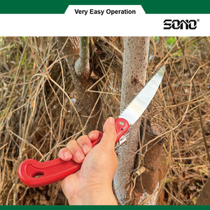 SONO JH160 Premium High-Carbon Steel Folding Pruning <b>Saw</b> with Ergonomic Red Handle Pull latch lock - Product Image 3