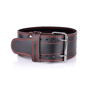 High Quality Gym Fitness Workout Weightlifting Belt Factory Customized Cow <b>Leather</b> Weightlifting Belt - Product Image 6