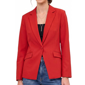 Blazer para Mujer, Diseño 2026, Elegante, con Cuello de Solapa, Cierre de Botones y Corte Clásico - Product Image 1