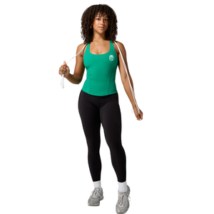 Camiseta Deportiva Ligera para Mujer, Estilo Racerback, Color Azul, Elástica, para Yoga, Gimnasio, Entrenamiento, Ropa Deportiva de Alto Rendimiento - Product Image 4