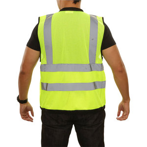 High Visibility Safety Reflective Vest Protection Reflector Construction <b>Worker</b> Security Safety Vest <b>Jackets</b> For <b>Worker</b> - Product Image 4
