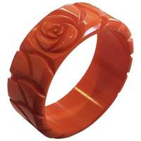 Bracelet jonc en résine à motifs floraux, ensemble de bijoux empilables colorés et tendance, fait main, couleurs et logo personnalisables, cadeau de mariage de collection