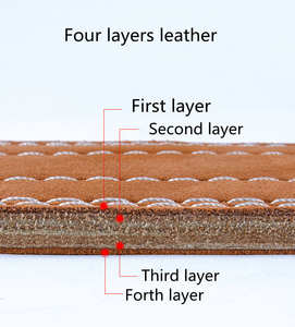 Nuevo Cinturón de Fitness Personalizable de Cuero con Costuras Blancas, Ajustable, con Protección y Soporte Lumbar para Levantamiento de Pesas, Diseño de Palanca - Product Image 3