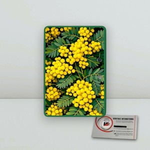 Nuevo Diseño de Flor Amarilla en Acrílico, Rectángulo para Extensiones de Pestañas, Personalizable con Logotipo, Forma de Corazón en U, Reutilizable - Product Image 2